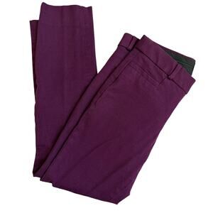 Banana Republic Eggplant, Straight Leg, Sloan Trousers- 0